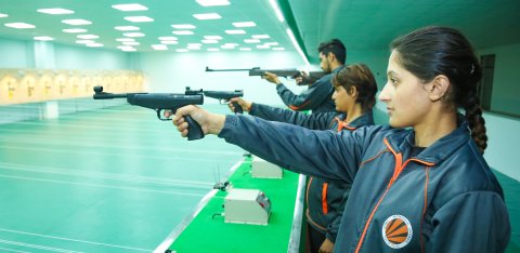 international standards shooting range at LPU